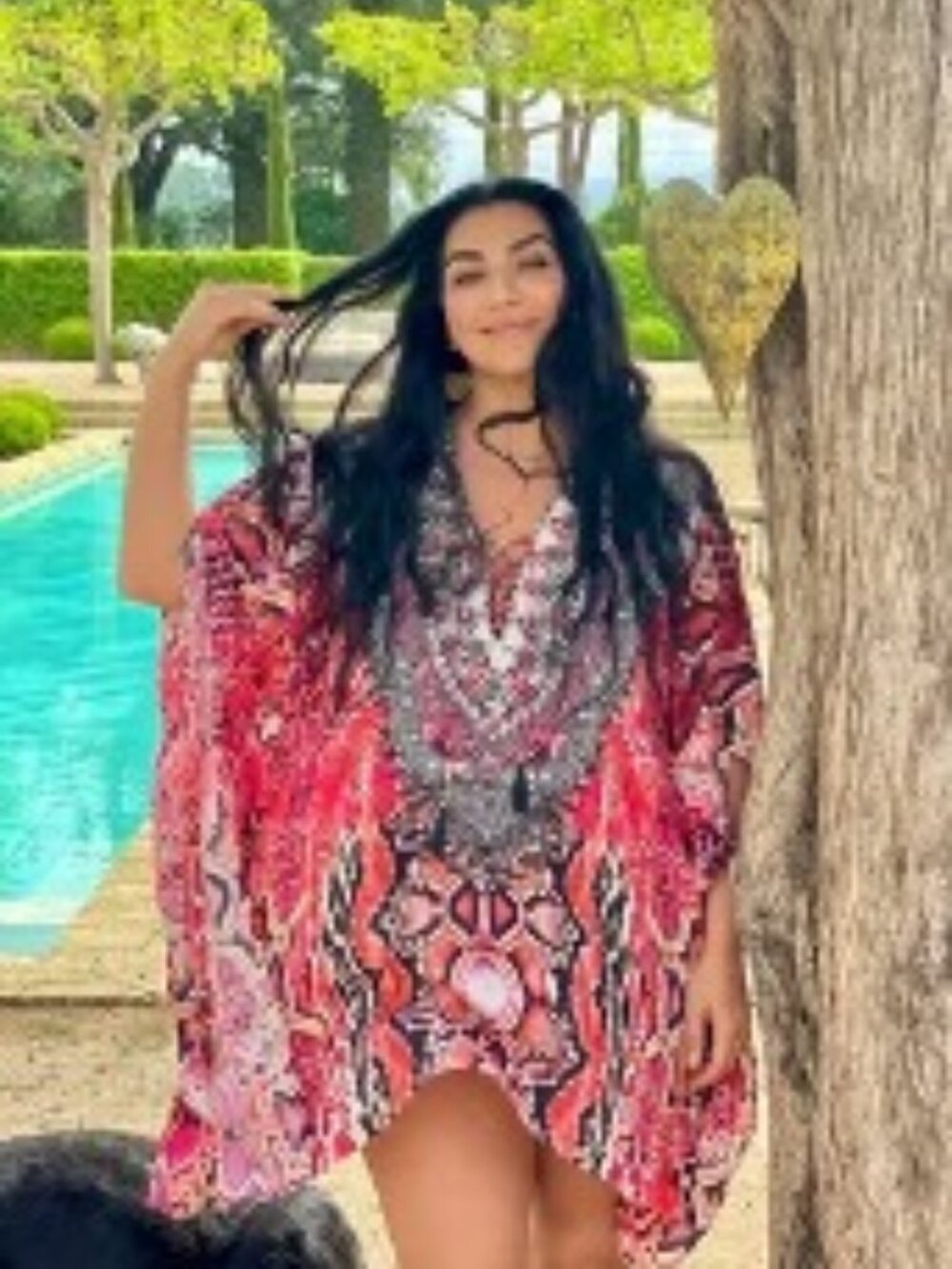 EUC~ASA KAFTANS~Barcelona Short Kaftan
